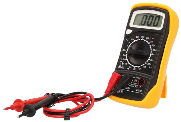 Multimètre numérique KS Tools avec pointes de test, 150.1495