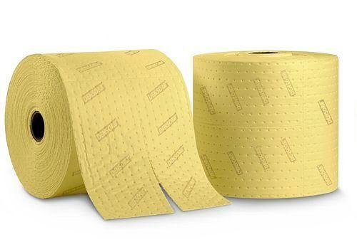 Rouleaux de non-tissé absorbant DENSORB EXTRA, version "spécial lourd", 2 couches, 50 cm x 45 m, UE : 2 pièces, 243-817