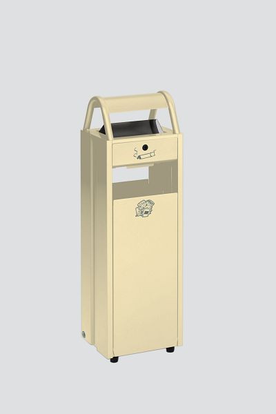collecteur de déchets VAR / cendrier B 30, ivoire, 45021