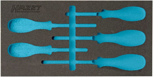 Insert en mousse souple Hazet à 2 composants, pour 163-264/5, dimensions / longueur : 342 mm x 172 mm, 163-264L
