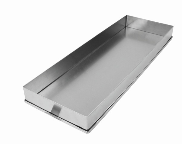Plaque à gâteau découpée Schneider en aluminium, 2 parties, 580 x 200 x 50 mm, fond et cadre de cuisson, 995880