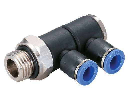 minuteur B-WVTEd2-12-3/8-KU, raccord vissé distributeur coudé, Ø tuyau : 12 mm, filetage : 3/8", UE : 3 pièces, 03180837