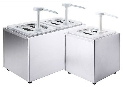 Cadre Contacto pour distributeur de sauce sans bac GN, sans pompe, 1325/835