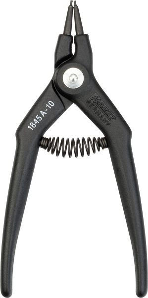 Pince pour circlips Hazet, Type droit (Forme A) pour circlips externes, Longueur : 140 mm, Poids net : 0,06 kg, 1845A-10