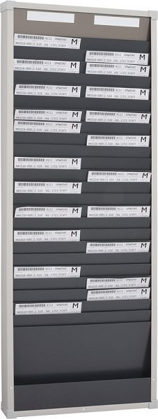 Carton Eichner, colonnes : 2, compartiments : 25, 1 350 x 490 x 75 mm, 9219-02003