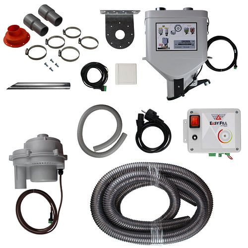 Ensemble complet de système d'aspiration de granulés Environ EasyFill, EN3400.00.20