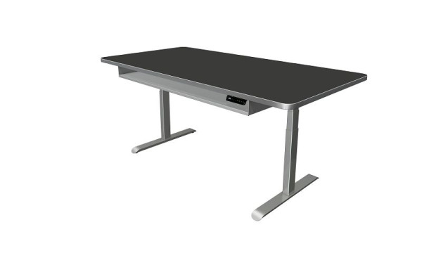 Kerkmann Move 4 Premium table debout/assise, L 2000 x P 1000 mm, réglable en hauteur électriquement de 620 à 1270 mm, anthracite, 10320813