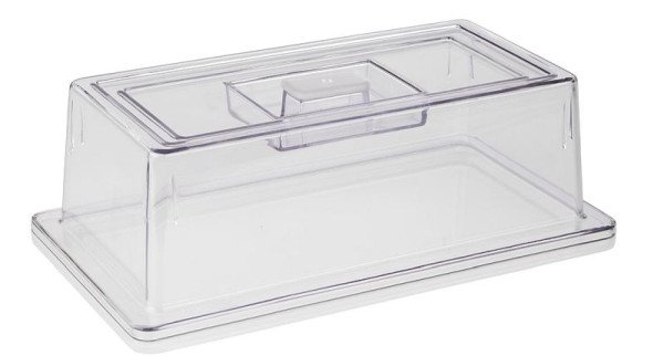 Couvercle APS GN 1/3, 32,5 x 17,6 cm, hauteur : 10,5 cm, polycarbonate, épaisseur du matériau : 3 mm, 11043