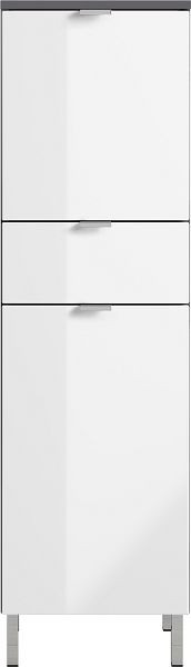 GERMANIA GW-MAURESA Armoire 8532, Graphite/Blanc, 8532-569