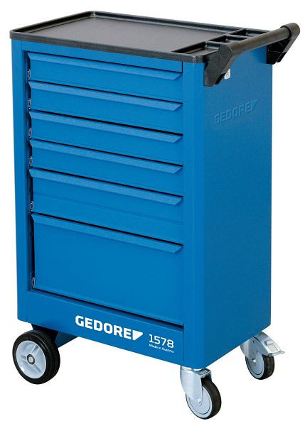 Chariot à outils GEDORE avec 6 tiroirs, 375 x 605 x 930 mm, 9018140