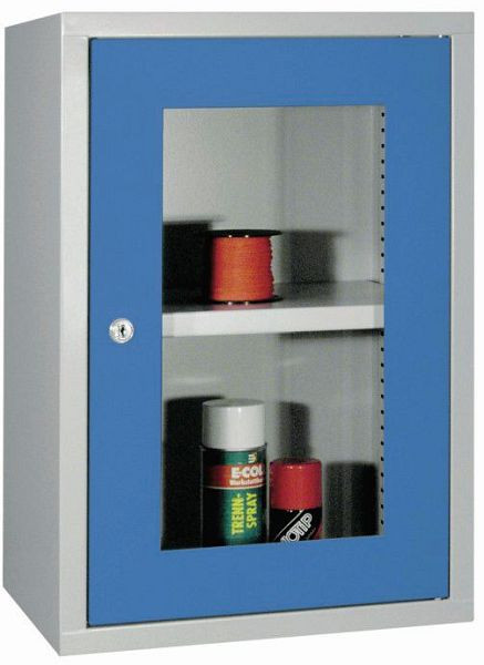 Armoire murale Bedrunka+Hirth, avec porte vitrée, 03.040.091A