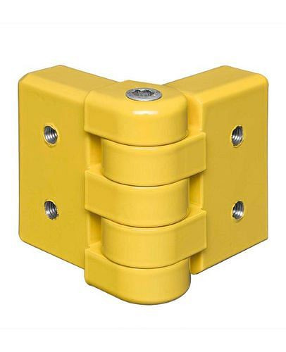 Joint d'angle DENIOS pour glissières de sécurité, aluminium, 248-487