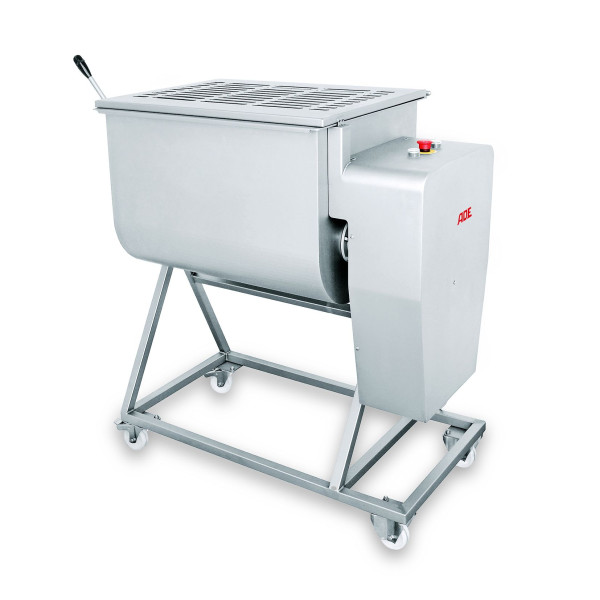 Mélangeur à viande ADE 25 à 150 kg, avec châssis mobile, Moltomix-150-2-400-D, 4336