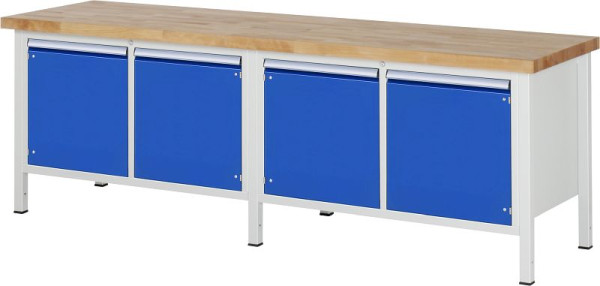 Etabli RAU série 8000 - modèle 8465, L2500 x P700 x H840-1040 mm, 03-8465A2-257B4H.11