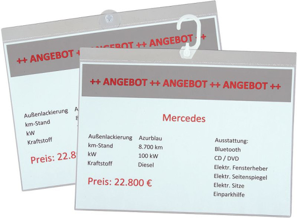 Plaques de vente Eichner, format : DIN A3 paysage, UE : 5 pièces, 9219-00317