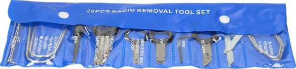 Brilliant Tools Kit de démontage radio, 20 pièces, BT511200