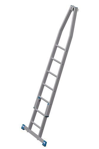 Échelle à rallonge Krause en aluminium, jeu de 2 pièces, 7 échelons, 307664