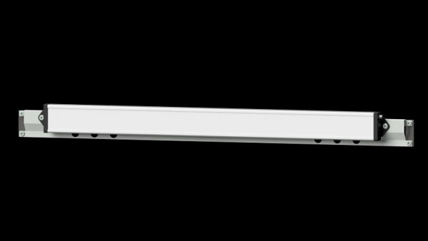 Structure du système d'éclairage d'établi ANKE, 1045 x 85 x 35 mm, RAL 7035, éclairage système à LED pour établis 1270 mm, 960.928