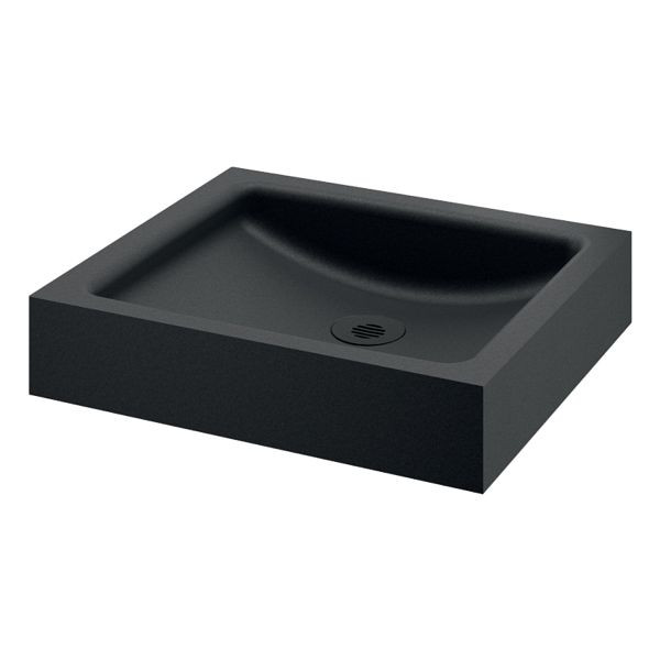 KEMMLIT vasque à poser UNITO, noir mat, qualité supérieure, 252.674
