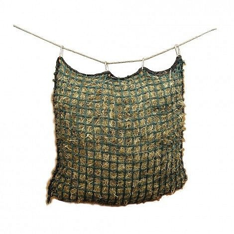 Filet à foin Growi 900 x 800 mm, poids de remplissage environ 3,5 kg de foin, vert, 10059950