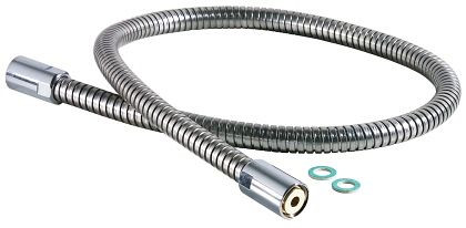 Tuyau inox Contacto 1/2" 100 cm pour douchettes lave-vaisselle, 8070/100