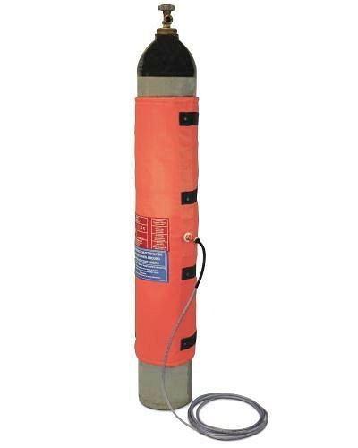 Chemise chauffante DENIOS pour bouteilles de gaz, protection antidéflagrante T4, 100 watts, 236-437