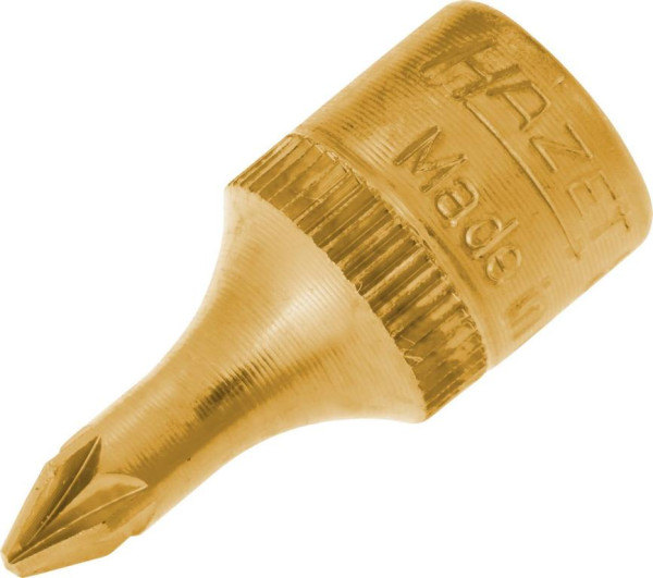 Douille tournevis Hazet, carré creux 6,3 mm (1/4"), profil Pozidriv PZ, PZ1, 8507-PZ1