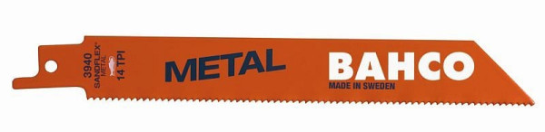 Lame de scie alternative Bahco Sandflex® Bimétal 150 mm 14 dents par pouce ST Lot de 100 3940-150-14-ST-100P