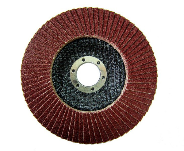Disques à lamelles VaGo-Tools 125mm coniques P100 disques à lamelles marron, UE: 5 pièces, AO-29-125-100-5_av