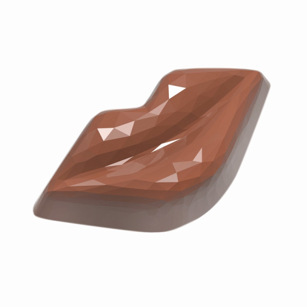 Moule à chocolat Schneider - bouche qui s'embrasse, 275 x 135 x 24 mm / 42 x 21,5 x 15 mm, 8,5 g, 3 x 7 pièces, 421937