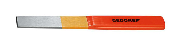 Burin plat GEDORE avec manche en plastique, 8724230