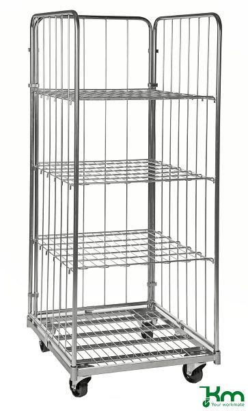 Étagère supplémentaire Kongamek pour conteneur roulant 720x730 mm, KM072080Z