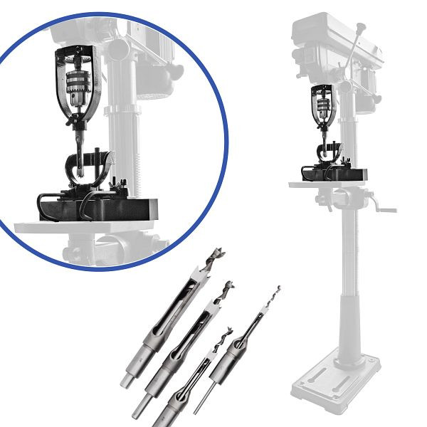Accessoire BAMATO pour mèche à mortaiser STM-65 avec 4x mèches à mortaiser, STM-65
