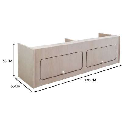 Organisateur Suspendu Domemit Pour Camping-Car - Rangement Pliable Auto-Adhésif 34x29x14cm, Vide-Poche Mural Pratique Pour Caravane, Van & Maison