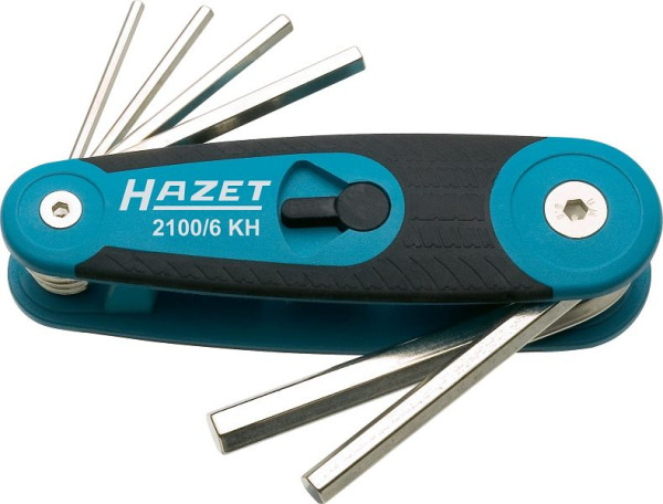 Jeu de tournevis coudés Hazet, profil à six pans creux, nombre d'outils : 6, 2100/6KH
