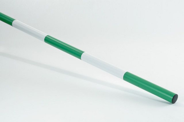 Barre d'obstacle Growi en plastique, couleur : vert/blanc, 10092761