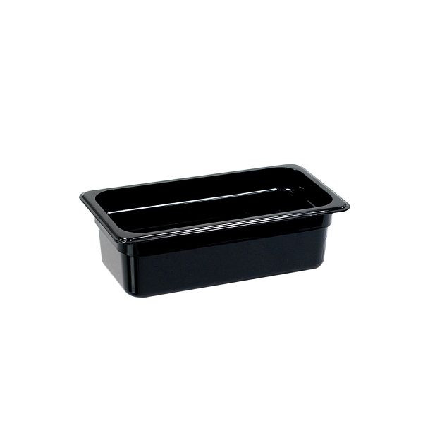 Stalgast Bac gastronorme, polycarbonate, noir, GN 1/3 (100 mm), GN1213100