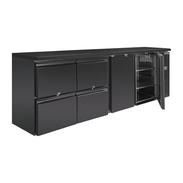 Barre réfrigérante Polar - 2 portes plus 4 tiroirs, GL456