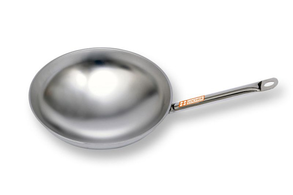 Poêle wok Locher, acier inoxydable, extra léger, 209204