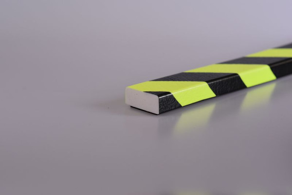 Protection de surface Knuffi, profil d'avertissement et de protection type D, néon, 1 mètre, magnétique, PD-5043