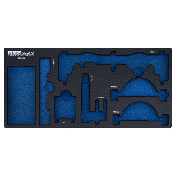 Insert en mousse Stahlmaxx 1/3 comme Opel pour code moteur A10XEP, A12XEL et autres, XXL-999085S