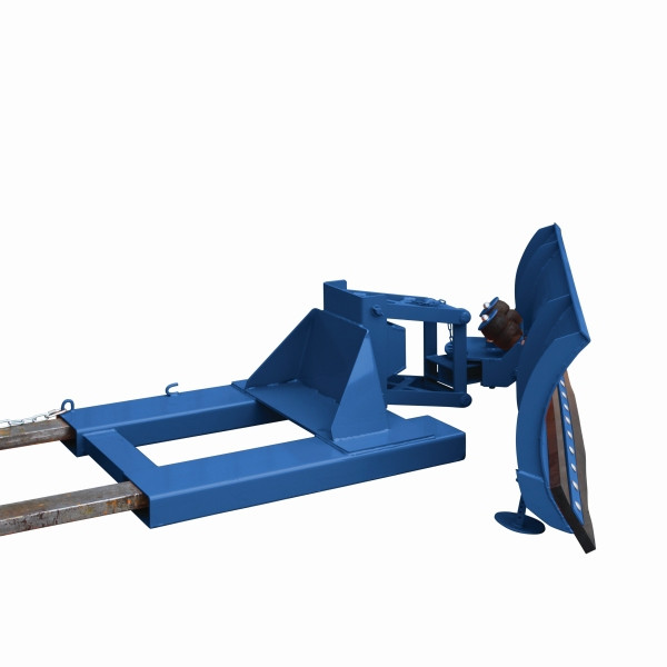 Chasse-neige industriel Eichinger avec réglage de niveau, poche d'entraînement en bas, largeur de lame 1500 mm, bleu gentiane, caoutchouc, 20730100097001