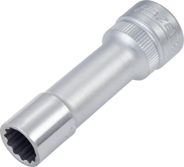 Douille Hazet, Bi-Hex, carré creux 10 mm (3/8"), 9 mm, type long avec moletage, 880TZ-9