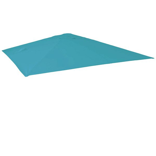 Housse de rechange Mendler pour parasol de luxe HWC-A96, housse de parasol, 3,5x3,5m (Ø4,95m) polyester 4kg, turquoise, 76855