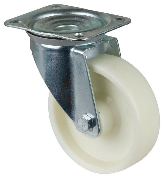 Rouleau de transport BS rollers, largeur de roue 50 mm, Ø roue 150 mm, capacité de charge 300 kg, bande de roulement/corps de roue en plastique, roulement à rouleaux, lot de 2, L400.B10.150