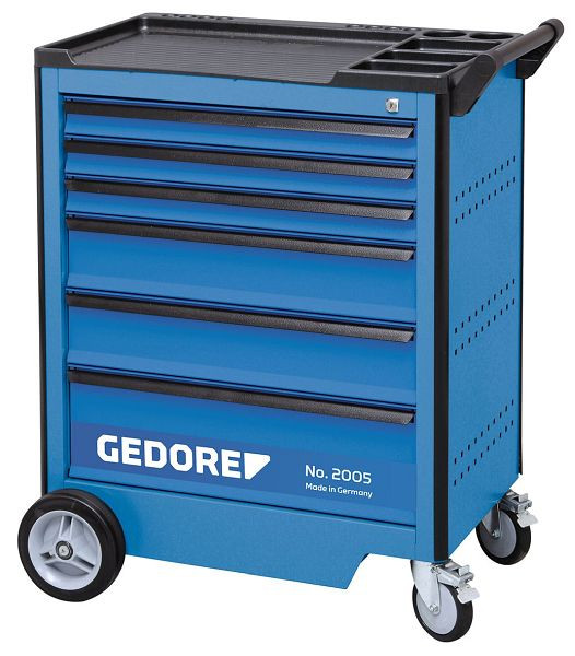 Chariot à outils GEDORE avec 6 tiroirs, 985 x 875 x 478 mm, 2003546