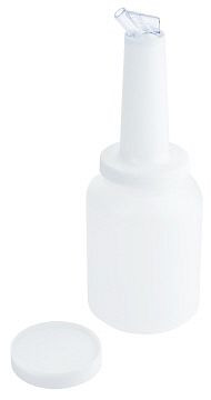 Récipient de mélange/conservation Contacto 2 l bec et couvercle : BLANC, 5843/203
