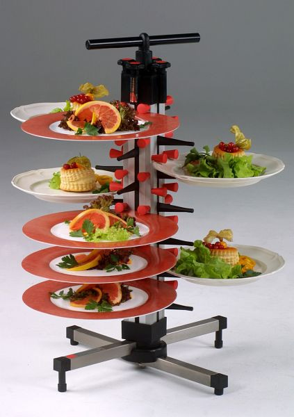Table porte-assiettes ADE modèle TM24, pour 24 assiettes, 4637