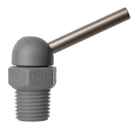 Loc-Line Hochdruckdüse CD 1/4", D=1,6mm, L=31,8mm, a=72° grau, L72063G