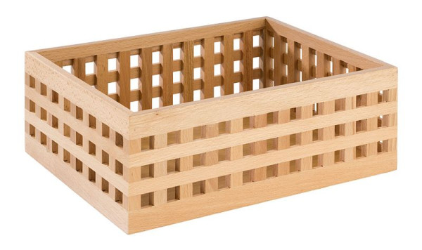 Boîte APS - STATION À PAIN, 34 x 26 cm, hauteur : 12,5 cm, bois de hêtre, 00959